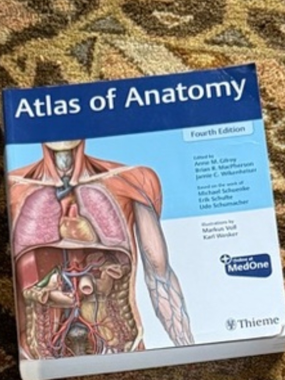 Atlas of Anatomy - Blue Cover Medical Anatomy Atlas
